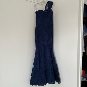 Navy maxi gown size 6